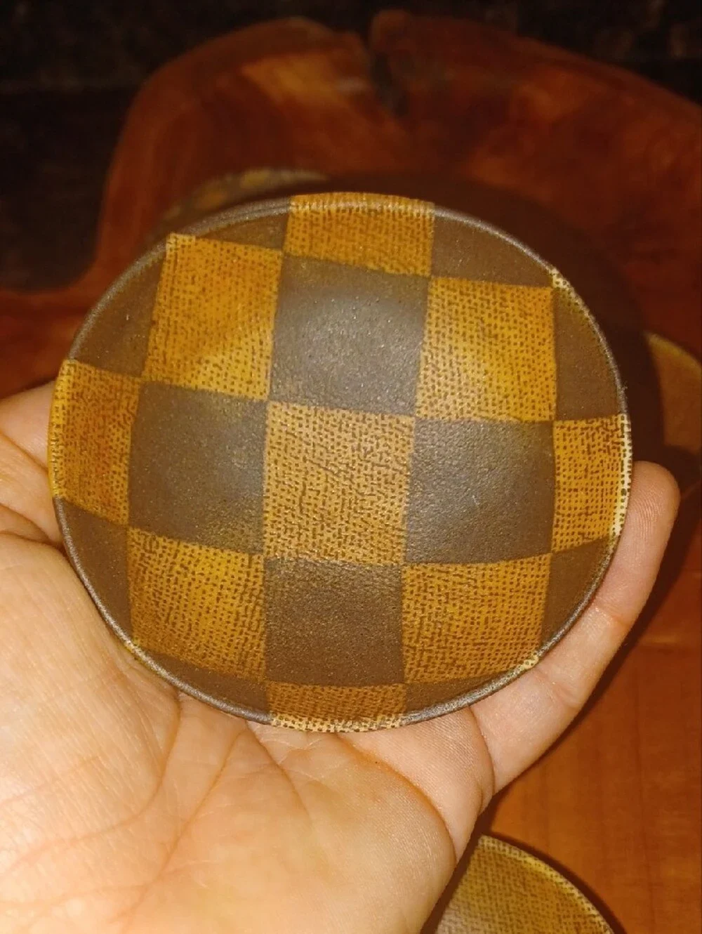 Brown Textured Ceramic Serveware Bowl - Set Set Of 4